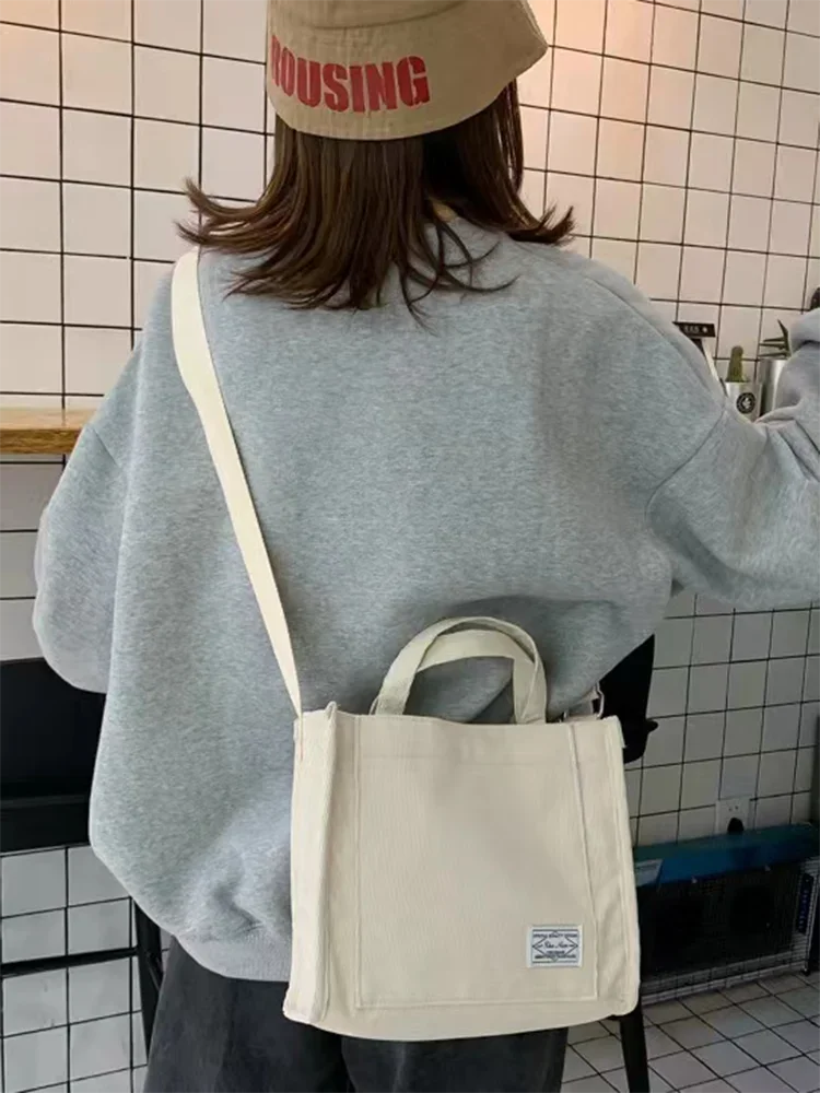 Sac à main Simple en velours côtelé pour femmes, sac à main Portable de grande capacité, tendance, petit sac carré, sacs à bandoulière simples