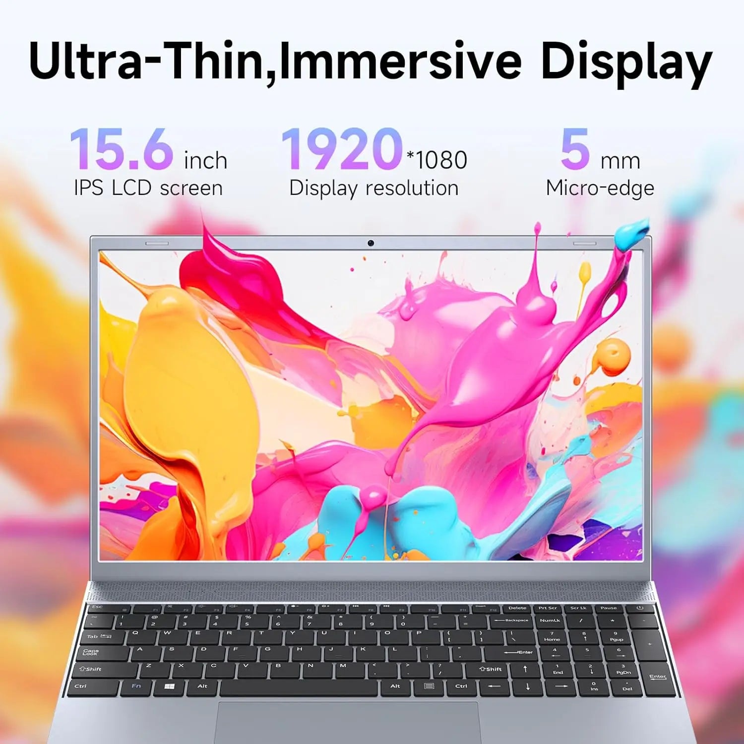 15,6 pouces ordinateur portable J3710 8GB RAM 256GB SSD Windows 11 pour les étudiants et les affaires