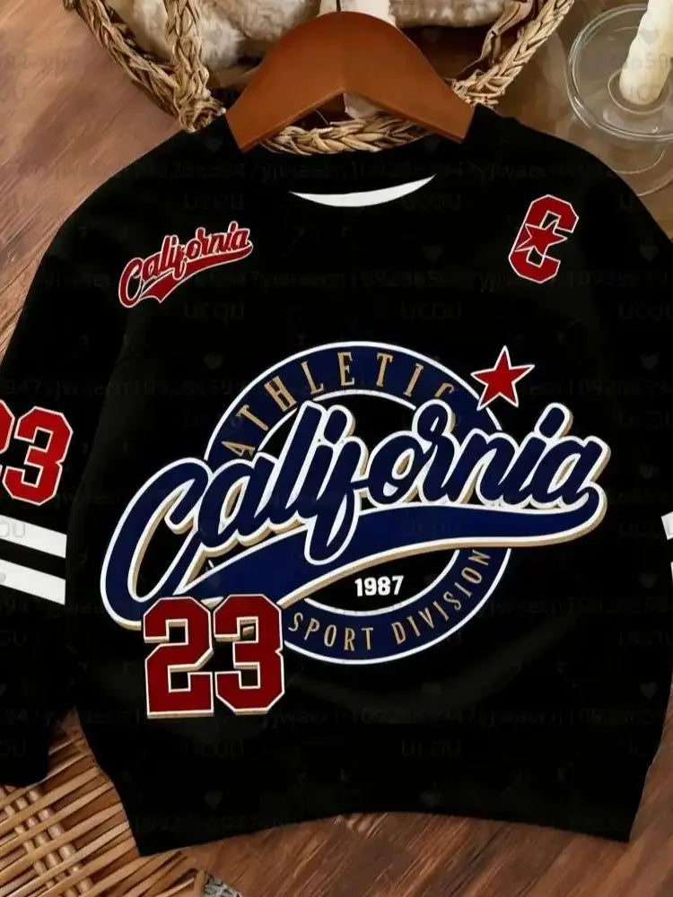Pulls californiens pour garçons et filles, imprimé en 3D, pull à manches longues, décontracté, dessin animé, pour hommes et femmes, Parent-enfant