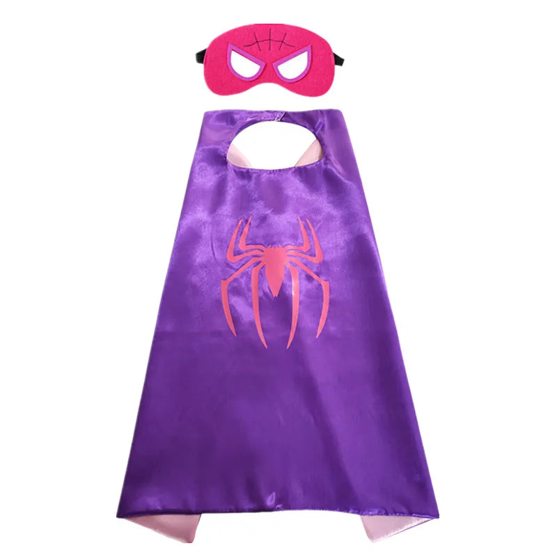 Capes de super-héros pour enfants de 3 à 10 ans, cadeaux pour garçons, Costumes habillés de dessin animé, fournitures de fête, cadeaux de pâques