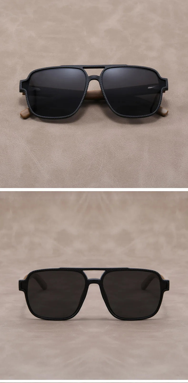 Lunettes de soleil à Grain de bois pour hommes lunettes de soleil à Grain de bois lunettes pour hommes lunettes polarisantes lunettes de Protection UV