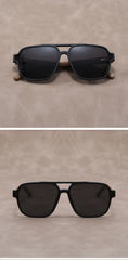 Lunettes de soleil à Grain de bois pour hommes lunettes de soleil à Grain de bois lunettes pour hommes lunettes polarisantes lunettes de Protection UV