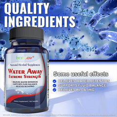 Bcuelov - Diuretic Weight Loss Supplement, capsules that help eliminate excess water, bloating, edema, promote healthy urine, and cleanse