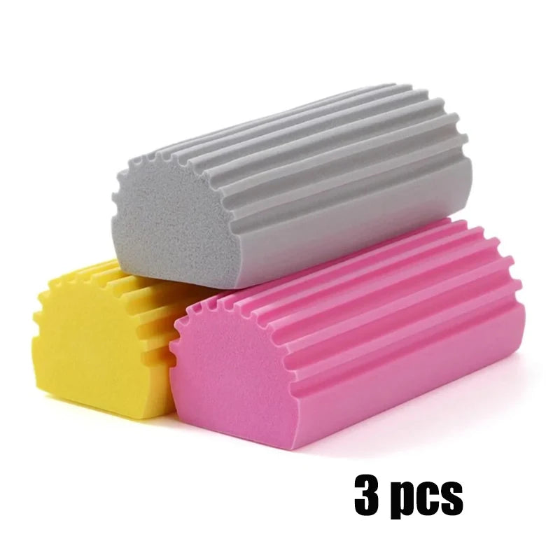Éponges de nettoyage de la poussière, plumeau de nettoyage humide, pour la maison et la voiture, stores de cuisine, miroirs, fenêtres, garde-corps en verre, outil de nettoyage