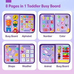 Planche occupée pour enfants, jouets Montessori, livres occupés et jouets sensoriels pour jeunes enfants, garçons et filles, cadeaux de tourisme créatifs