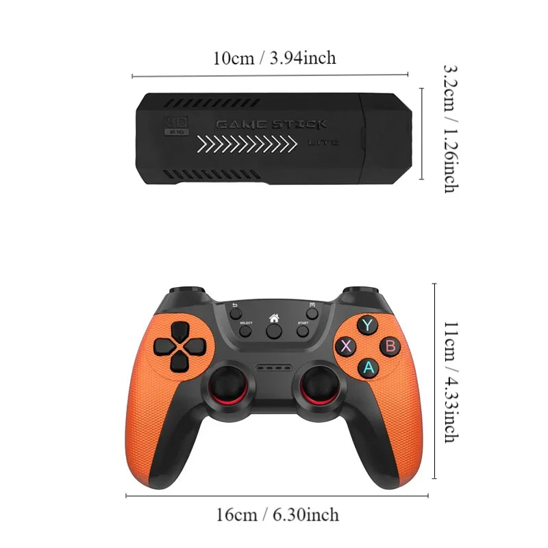 Console de jeu vidéo X2 Ultra, double manette sans fil, jeux rétro, cadeau de Noël, seulement 2.4G, 4K HD30000, 128G