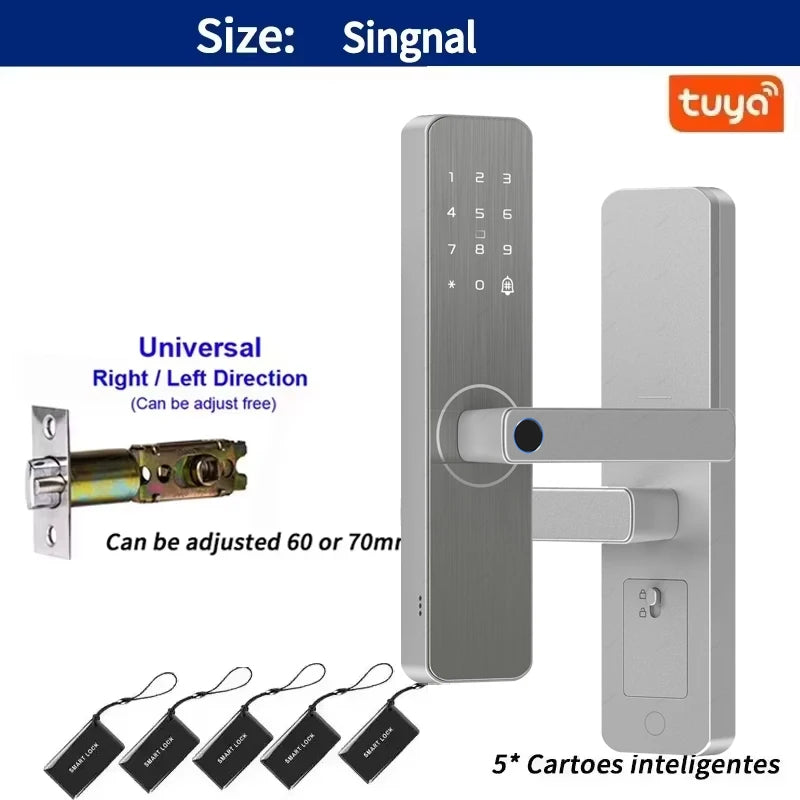 Serrure de porte intelligente pour maison et appartement, caméra d'Arabie Saoudite, WiFi