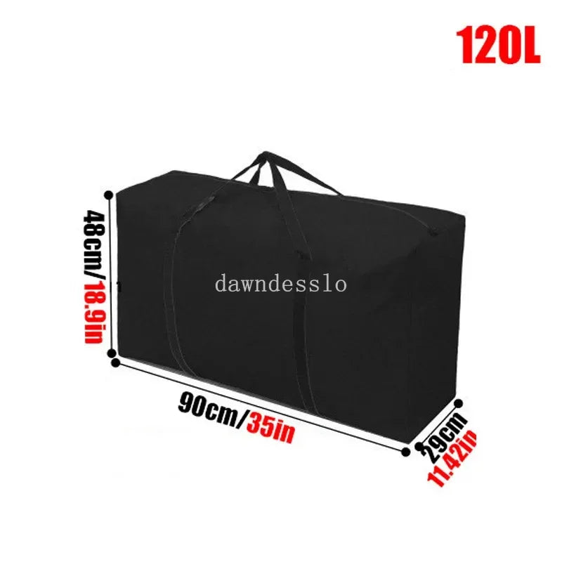 Sacs à bagages mobiles imperméables Extra larges, sac de courses pour linge, sac de voyage pliable, organisateur de couette de grande capacité