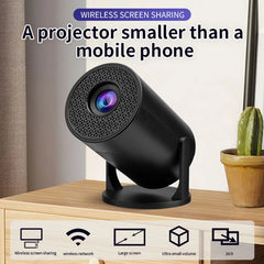 USB Video Projector TV Stick 8000lm Brightness Bluetooth Wireless High Fidelity LED 1080P Small Projector for Laptop Smartphone