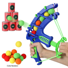Montessori educational outdoor game for children, sports slingshot target, sticky ball, dartboard, basketball hoop