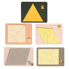 Puzzles géométriques en bois défi Impossible combustion du cerveau décompression esprit casse-tête Puzzle pour adultes enfants