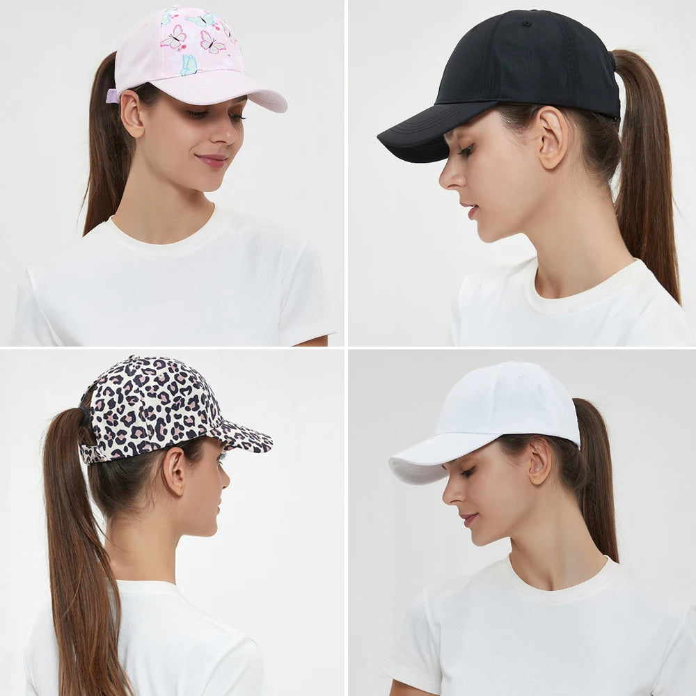 Casquettes de Baseball pour mère et enfant, accessoires d'été pour filles, chapeau de soleil, sport, voyage, pour enfants, réglable 53/56cm