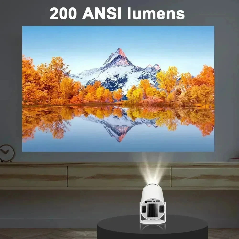 Projecteur de maison intelligente 1080P HDR10 4K pris en charge Mini projecteur Portable WiFi Bluetooth miroir d'écran projecteur de théâtre clé TV