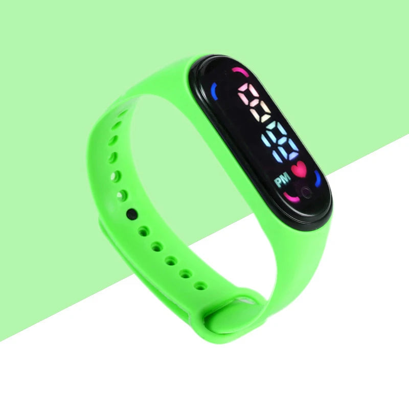 Montres numériques LED pour enfants, montre-bracelet en silicone pour garçons et filles, horloge de sport étanche, luxe, nouveau