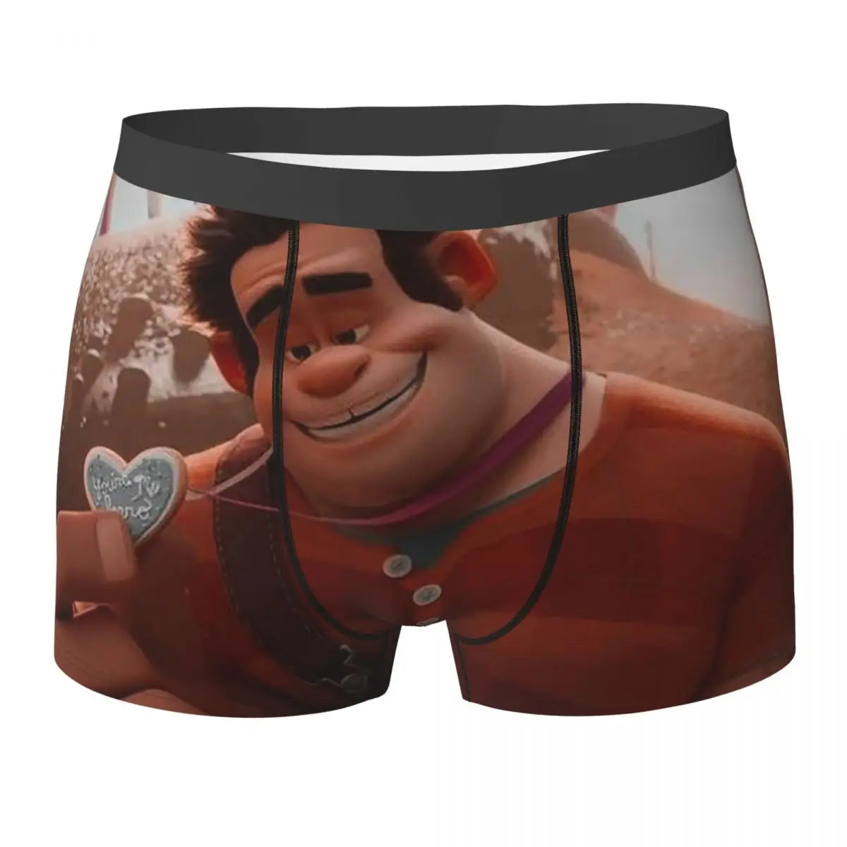 Wreck-It Ralph Men's Boxer Briefs, Breathable Underwear for Men, Boyfriend Gift