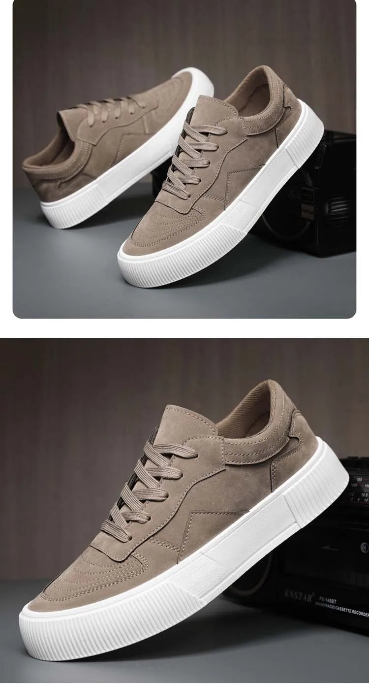 Baskets pour hommes chaussures plates de mode pour homme chaussures décontractées de haute qualité pour hommes classique confortable résistant à l'usure couleur Pure