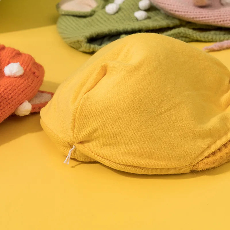 Bonnet de protection des oreilles Elk Cartoon pour enfants, bonnet de Noël pour enfants, cache-oreilles chauds pour nouveau-né, joli cadeau pour bébé, hiver