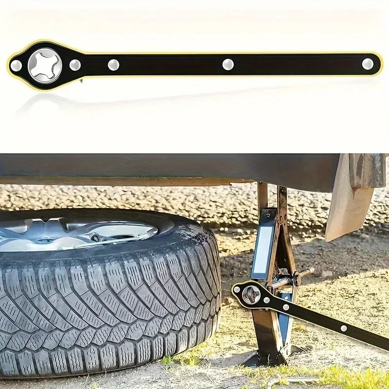 Clé à cliquet pour voiture, cric permettant d'économiser du travail, cric à ciseaux, roue de pneu de Garage, poignée, clé permettant d'économiser du travail, outils de réparation automobile