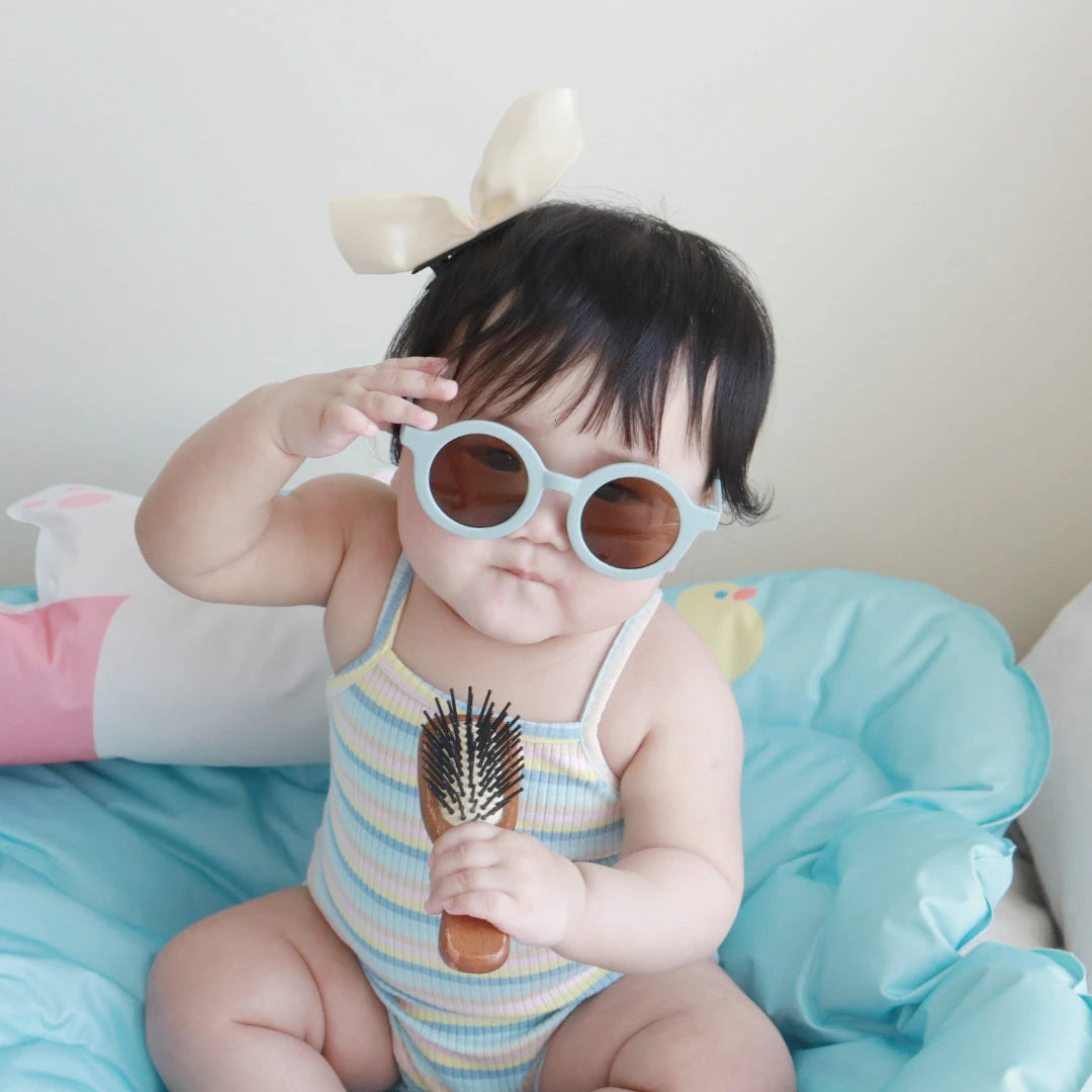Lunettes de soleil mignonnes pour bébé, lunettes de soleil pour enfants, outil de photographie d'extérieur pour bébé, accessoires de photographie de cent jours
