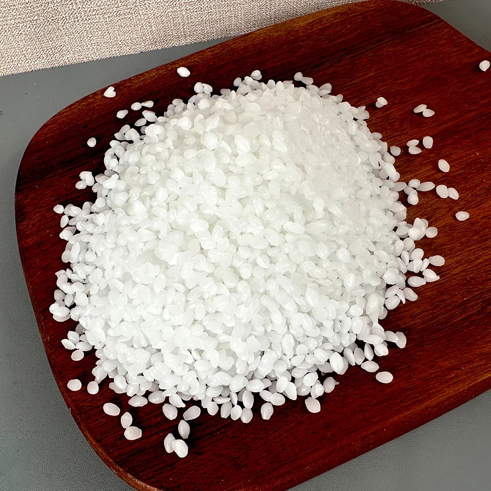 Cire d'abeille blanche, bricolage, fabrication de bougies, sac granulaire naturel pur 100%, particules de cire sans odeur, matières premières, fournitures artisanales