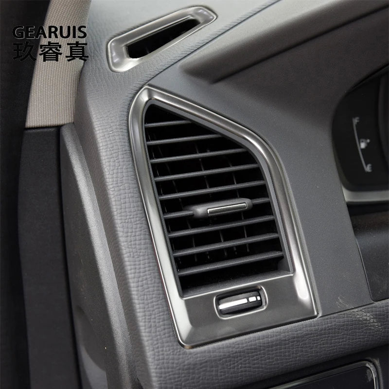 Pour Volvo XC60 2009-2017 accessoires d'intérieur automobile Console centrale AC tableau de bord sortie d'air clé de voiture panneau de démarrage revêtement d'habillage autocollant
