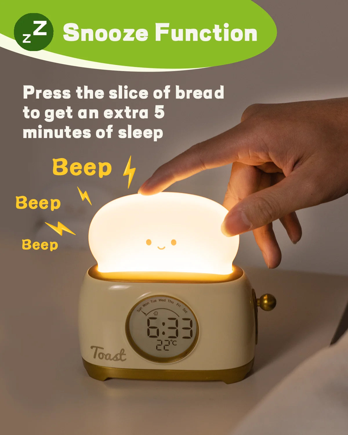 Veilleuses de réveil LED, veilleuse de chevet créative, lampe de bureau, éclairage intérieur, minuterie USB, lumière à intensité variable, cadeaux pour enfants