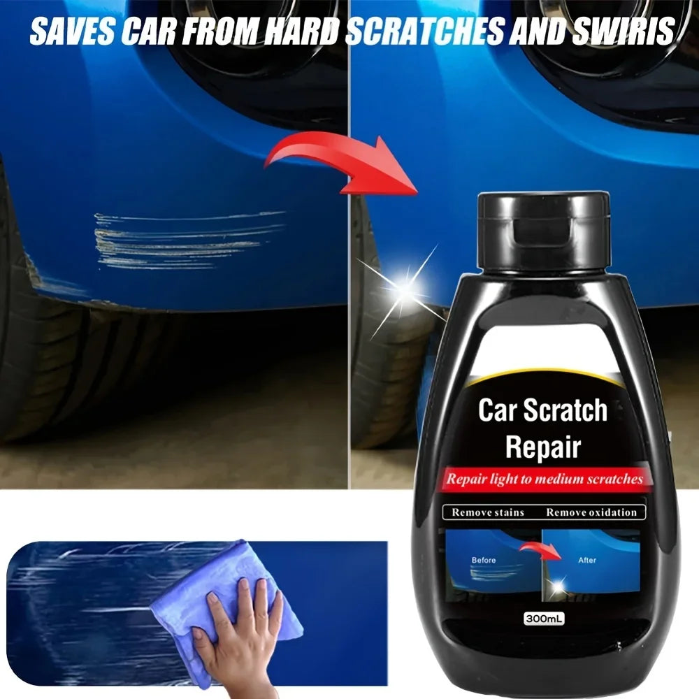 Car scratch remover, paint care tools, paint remover, scratch repair, polishing, car body, grinding compound, scratch warning