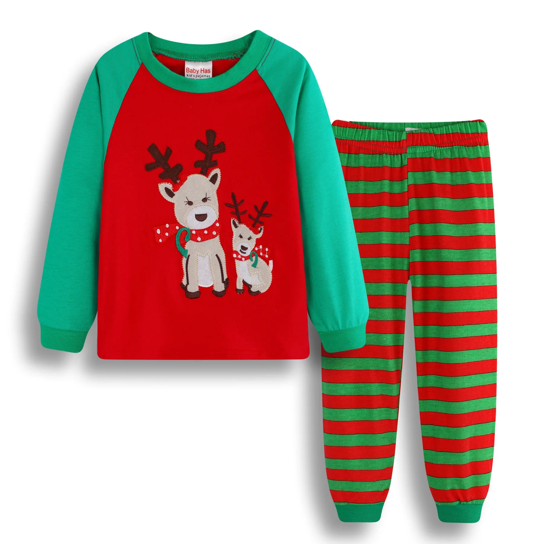 Ensemble haut et pantalon imprimés de noël pour enfants, vêtements pour garçons et filles, vêtements de maison pour fête de noël, ensembles mignons pour enfants, Costumes de Cosplay