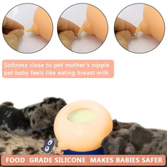 Mangeoire à bulles en silicone pour animaux de compagnie, bol à lait pour chatons et chiots, distributeur de nourriture à cliquetis, 150ml
