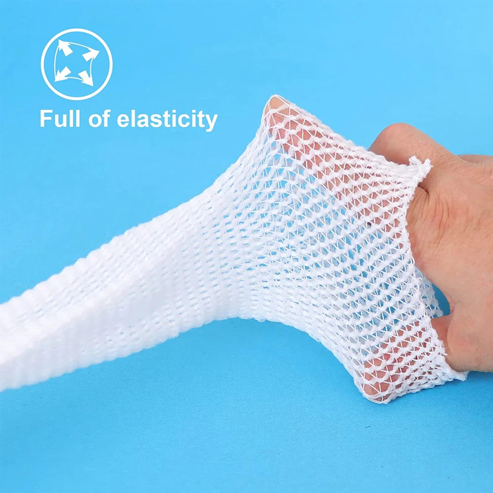 Bandage tubulaire en filet élastique, fixation de gaze, extensible et respirant, retenue pour pansement, poignet, coude, genou, cheville, adulte, 1 rouleau