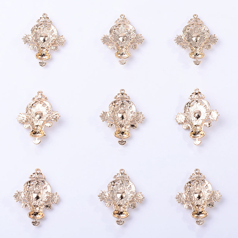Accessoires de bijoux en alliage de diamant, pendentif de personnalité de mode, accessoires de cheveux de bricolage, matériel de boucles d'oreilles