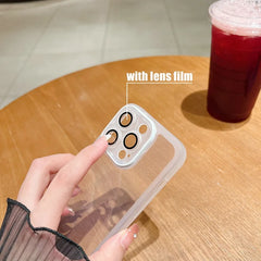 Coque de téléphone personnalisée avec Photo et nom, étui en Silicone TPU souple antichoc pour iPhone 16 15 Pro Max 14 13 12 Pro 11