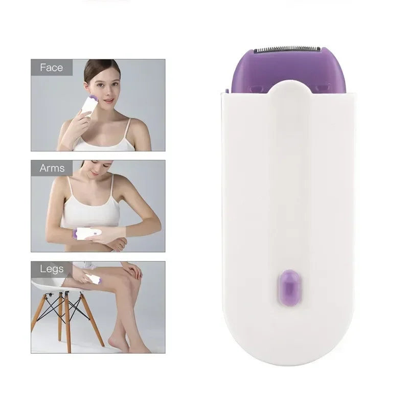Épilateur électrique rasoir électrique rasoir Mini Rechargeable élimine épilation indolore épilateur Facial pour le corps du visage