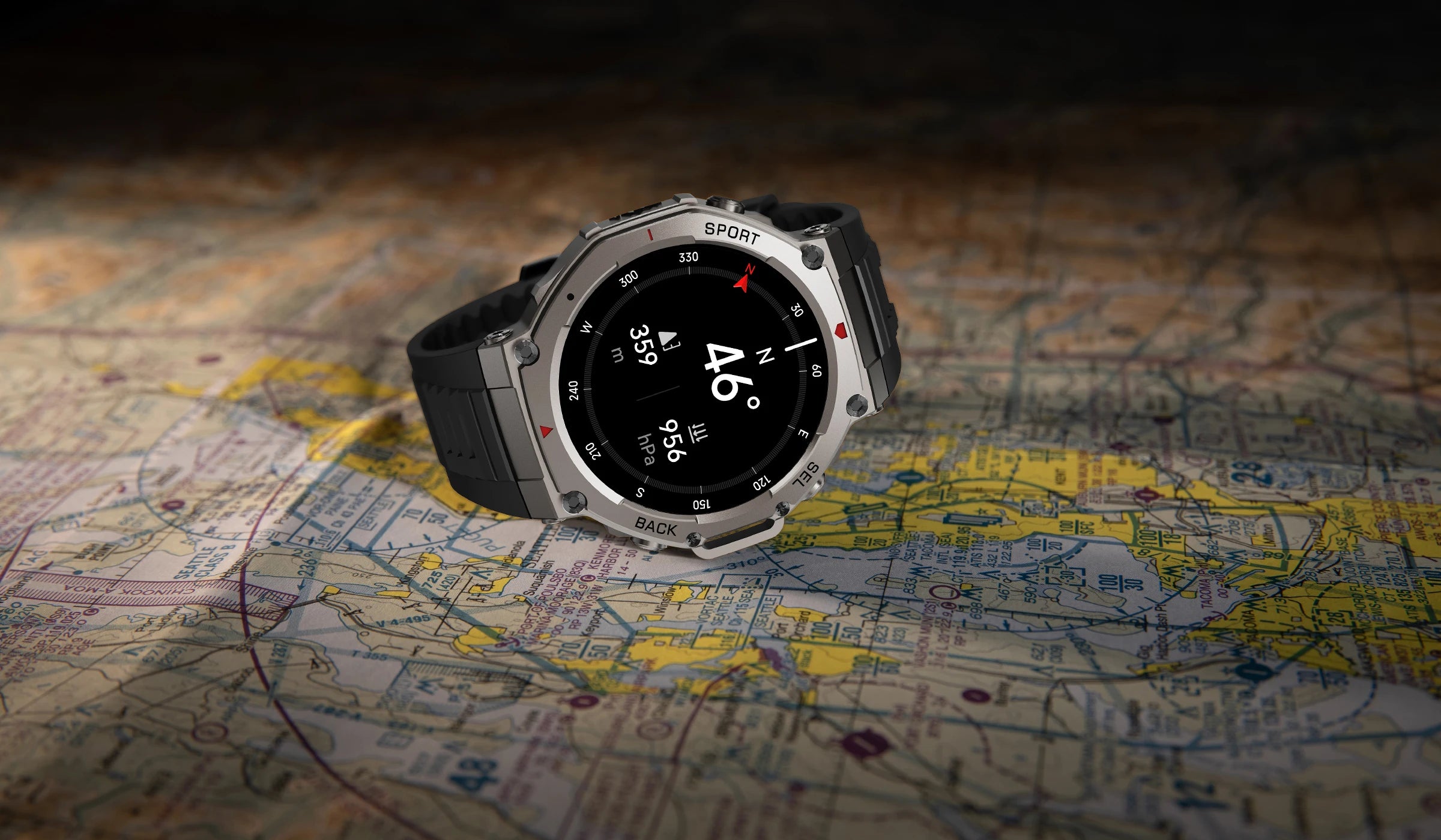 T-rex 3 Ultra GPS montre intelligente intégré double bande GNSS boussole altimètre barométrique 5ATM IP69K étanche AMOLED appel Smartwatch