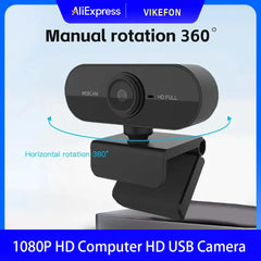Caméra 1080P HD ordinateur HD USB caméra intégré Microphone USB caméra réseau caméra Web pour le travail avec trépied de Microphone