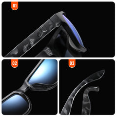 Kaenon Classic Square Polarized Unisex Medium Size Photochromic Sunglasses Grey Sunglasses