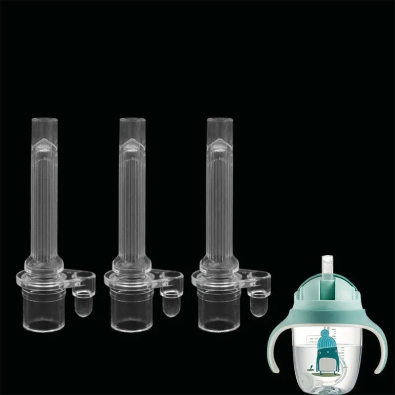 Accessoires d'alimentation pour bébé, ensemble de tasses d'eau et de paille pour enfants, accessoires de bouteille de boisson en Silicone polyvalents et durables