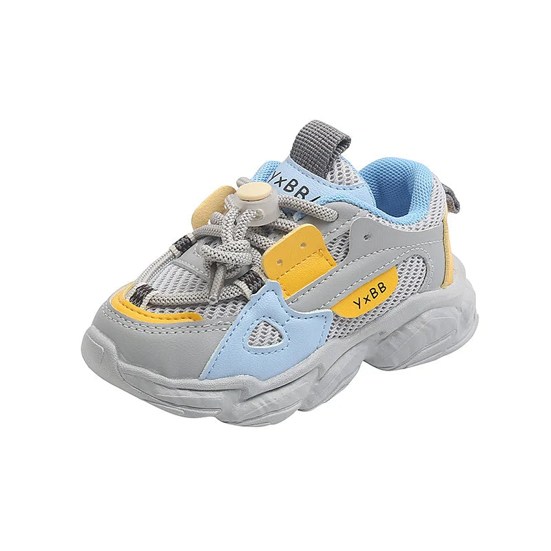 Chaussures de Sport pour enfants, baskets en maille respirante pour garçons et filles, chaussures de course en plein air, printemps-automne