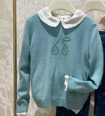 Ensembles de vêtements t-shirts et jupes pour enfants aw25 bp, t-shirts à manches longues imprimés mignons pour filles et jupe imprimée à pois, ensemble de vêtements