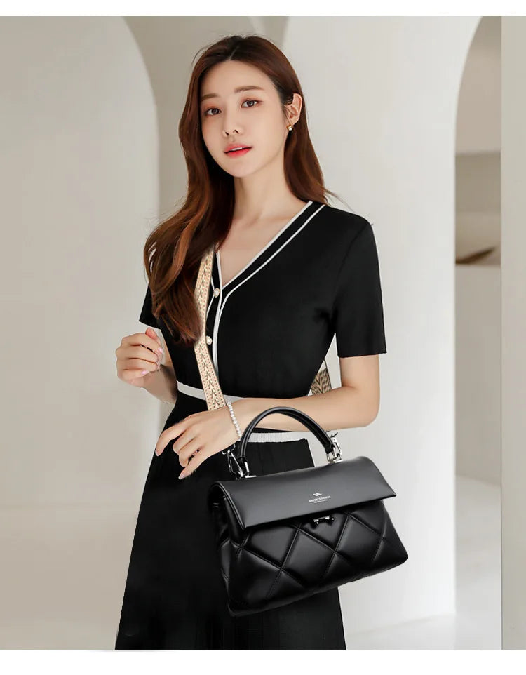 Sac pour femmes nouvelle tendance sacs à main coréens concepteur de luxe marque dames sacs à bandoulière en cuir souple mode polyvalent sacs à bandoulière