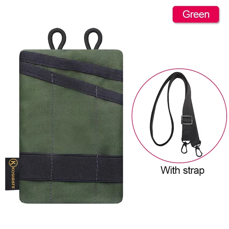 Sac tactique EDC sac portefeuille mini sac de taille clé de carte avec sac de taille camping, randonnée, chasse, pêche, porte-monnaie en plein air