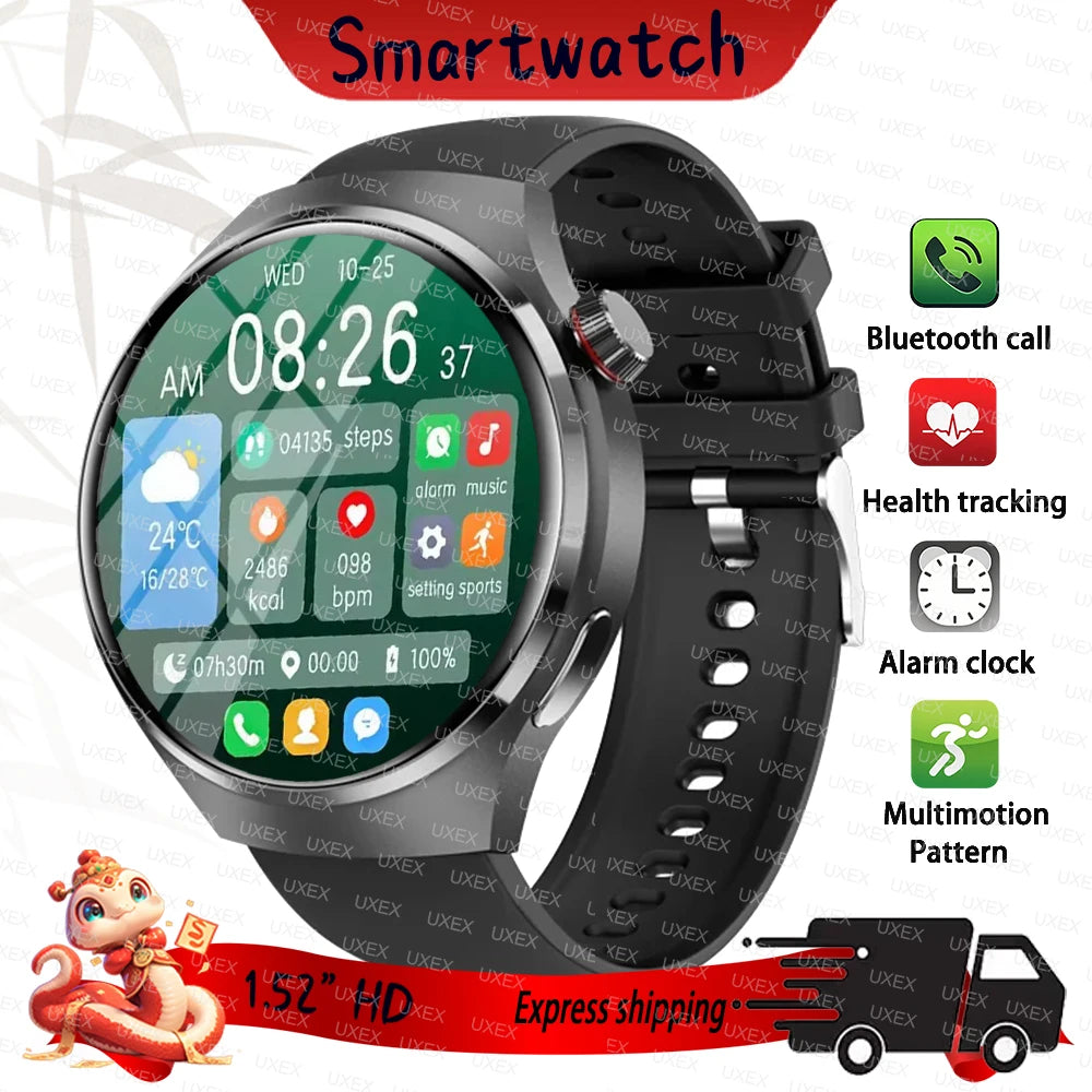 2025 montre Smartwatch Wemon 1.52 "HD Bluetooth appel offres aujourd'hui cadeau pour hommes suivi de santé montres Smart Hombre affaires nouveau