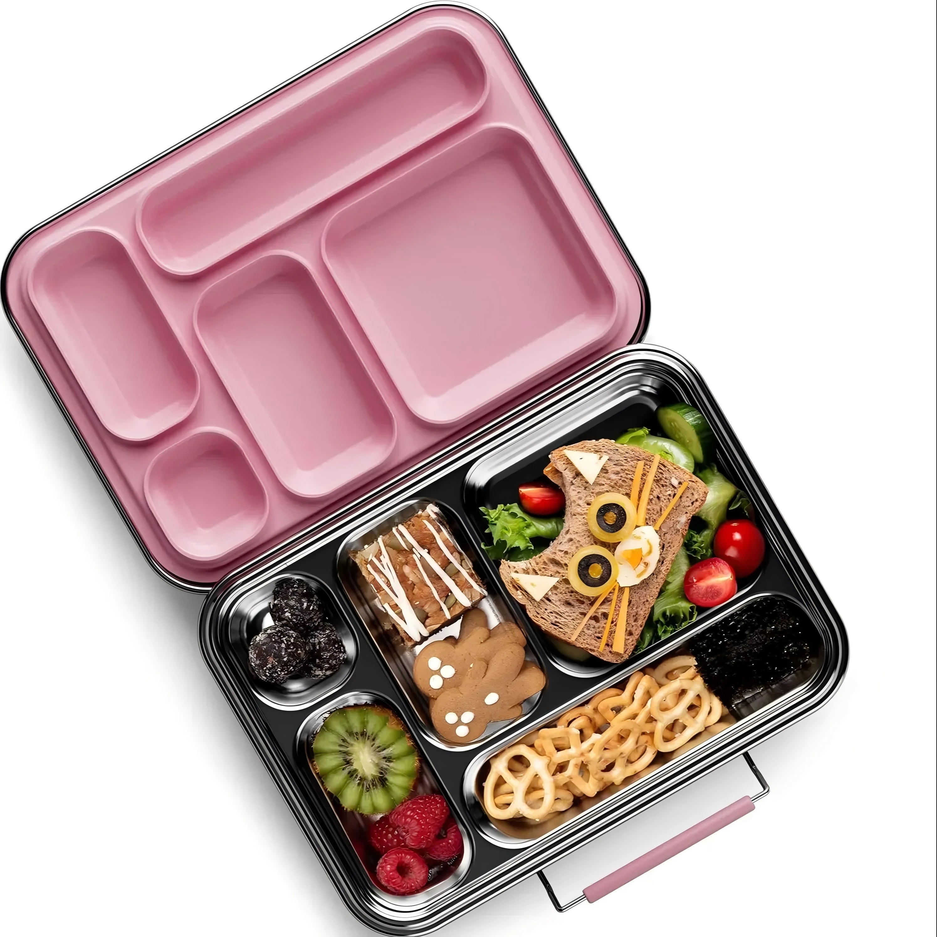 Boîte à Bento pour enfants, boîte à déjeuner pour enfants, boîte à déjeuner à Bento pour enfants, boîte à déjeuner pour tout-petits pour garderie, conteneurs de boîte à déjeuner pour enfants pour l'école