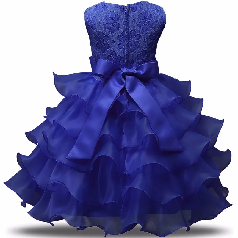 Robe de demoiselle d'honneur pour mariage, tenues d'anniversaire pour bébés filles de 2 à 8 ans, robes de première Communion pour enfants, vêtements de fête pour enfants