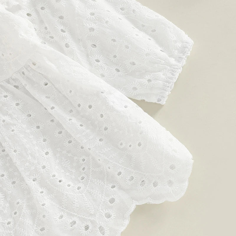 Ensemble de vêtements pour bébés filles de 0 à 24 mois, couleur unie, col rond, t-shirt à manches longues et short élastique à volants décontracté