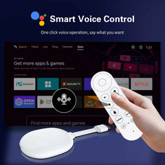 Android TV Stick Smart 4K Home cinéma Mortal Q2 ultra AllwinnerH313 Netflix YouTube Wifi6 Bluetooth Chromecast télécommande vocale
