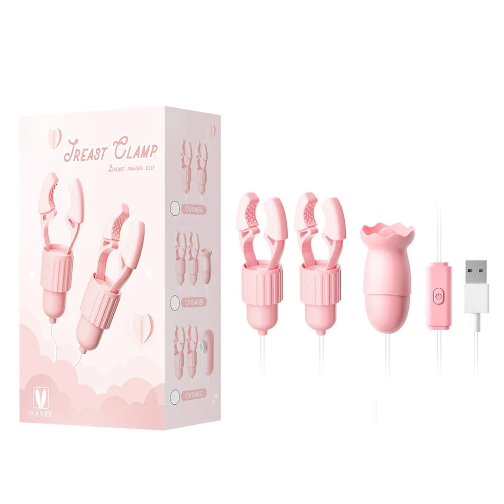 Sensitive Nipple Stimulator with Vibration – Dual-Action Pleasure Device for Women's Intimate Wellness and Massage
