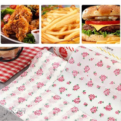 50 pièces papier de cire papier d'emballage alimentaire résistant à la graisse cuisson savon emballage papier Sandwich Hamburger bonbons alimentaires papier de cire résistant à la graisse