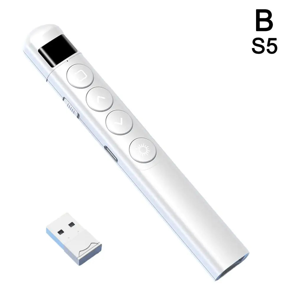 Wireless presentation pen with infrared remote control, USB laser pointer, PPT page turner, PowerPoint slide budget