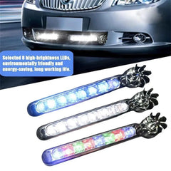 Wind 62Car-Feux de jour à LED, éclairage auxiliaire automatique créatif, ventilateur rotatif, lampe automobile, lumières de sauna